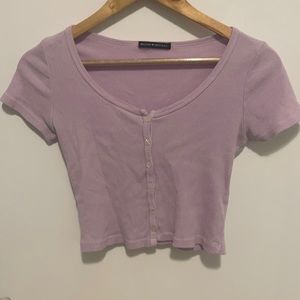 Purple Zelly Top - Brandy Melville
